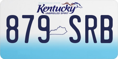 KY license plate 879SRB