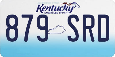 KY license plate 879SRD