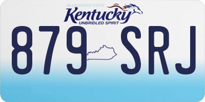 KY license plate 879SRJ
