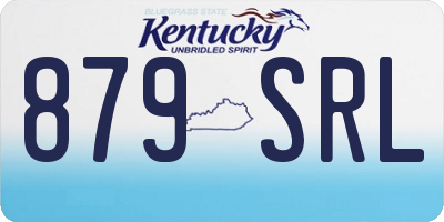 KY license plate 879SRL
