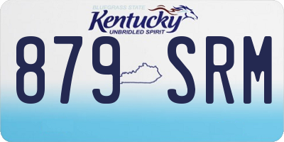 KY license plate 879SRM