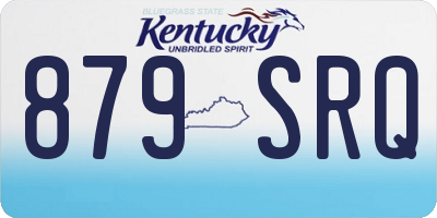 KY license plate 879SRQ
