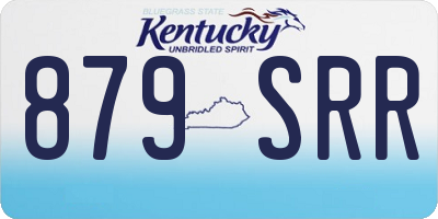 KY license plate 879SRR