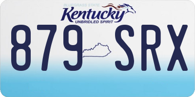 KY license plate 879SRX