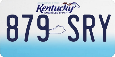 KY license plate 879SRY