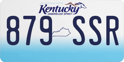 KY license plate 879SSR
