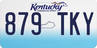 KY license plate 879TKY