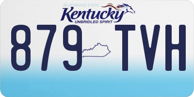 KY license plate 879TVH