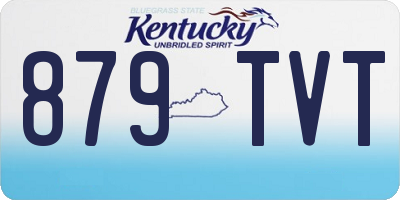 KY license plate 879TVT