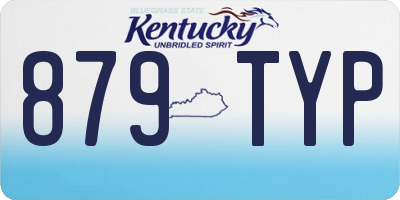 KY license plate 879TYP