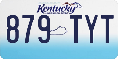 KY license plate 879TYT