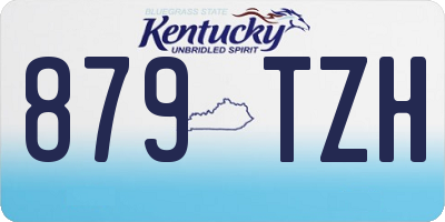 KY license plate 879TZH
