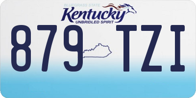 KY license plate 879TZI