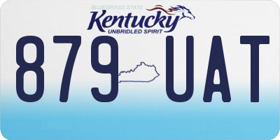 KY license plate 879UAT