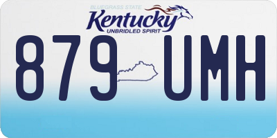 KY license plate 879UMH