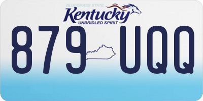 KY license plate 879UQQ