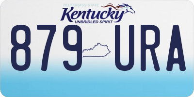 KY license plate 879URA
