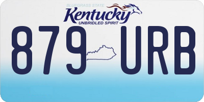 KY license plate 879URB