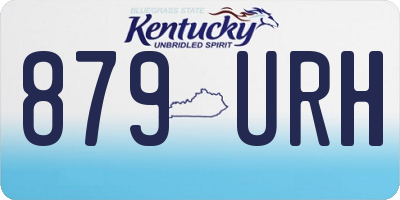KY license plate 879URH