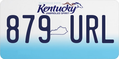 KY license plate 879URL