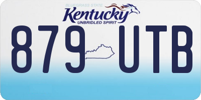 KY license plate 879UTB