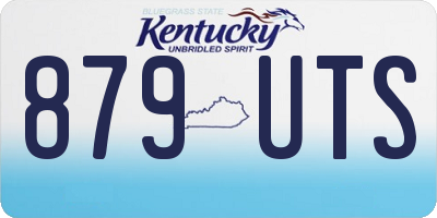KY license plate 879UTS
