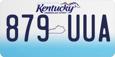 KY license plate 879UUA
