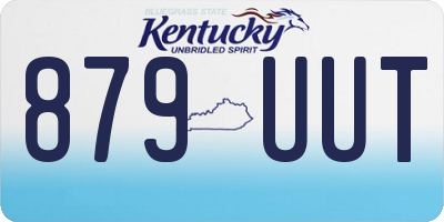 KY license plate 879UUT