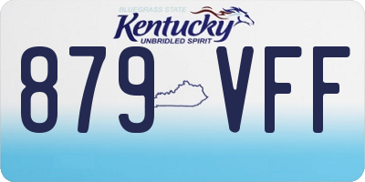 KY license plate 879VFF