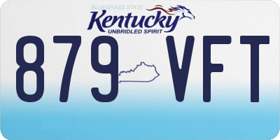 KY license plate 879VFT