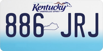 KY license plate 886JRJ