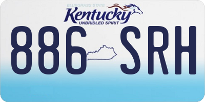 KY license plate 886SRH