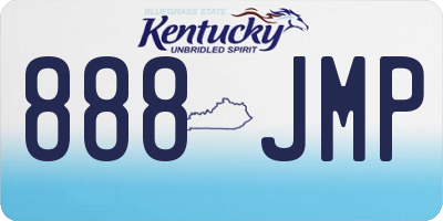 KY license plate 888JMP