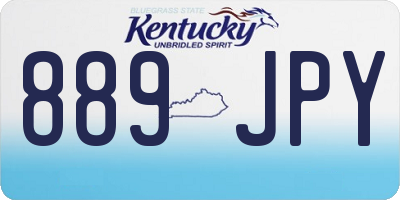 KY license plate 889JPY