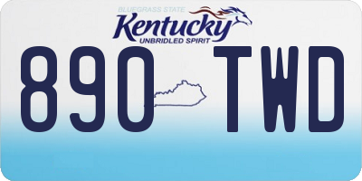 KY license plate 890TWD
