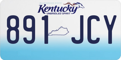 KY license plate 891JCY
