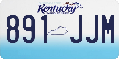 KY license plate 891JJM