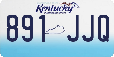 KY license plate 891JJQ