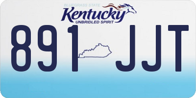 KY license plate 891JJT