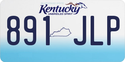 KY license plate 891JLP