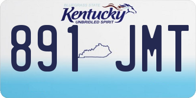 KY license plate 891JMT