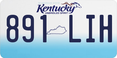 KY license plate 891LIH