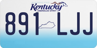 KY license plate 891LJJ