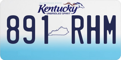 KY license plate 891RHM