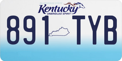 KY license plate 891TYB