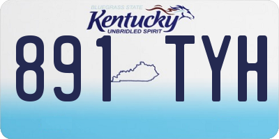 KY license plate 891TYH
