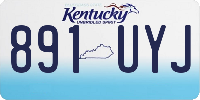 KY license plate 891UYJ