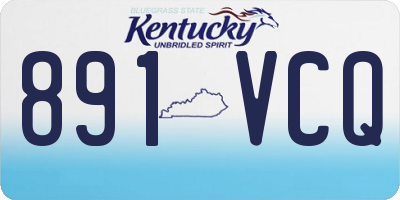 KY license plate 891VCQ