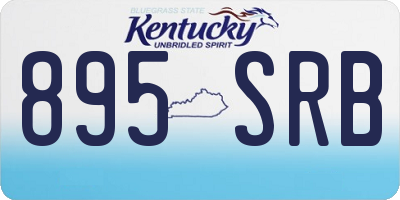 KY license plate 895SRB
