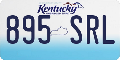 KY license plate 895SRL